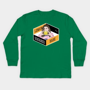 Kim’s Convenience Shannon Lemon Squares Babe Kids Long Sleeve T-Shirt